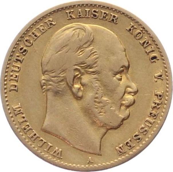 Preussen 10 Mark 1875 A - Wilhelm I.